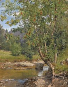 Bachlandschaft by Anders Monsen Askevold
