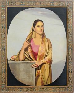 Portrait Of Bachoo Dinshaw by William Acton