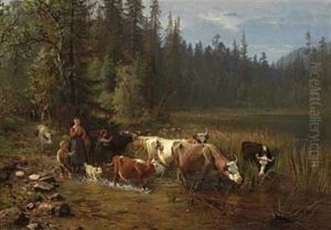 Sommerdag Ved Tjaernet by Anders Monsen Askevold