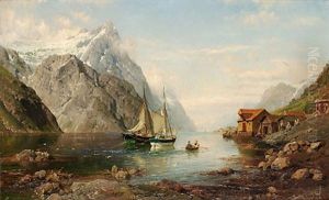 Batar I Fjorden by Anders Monsen Askevold