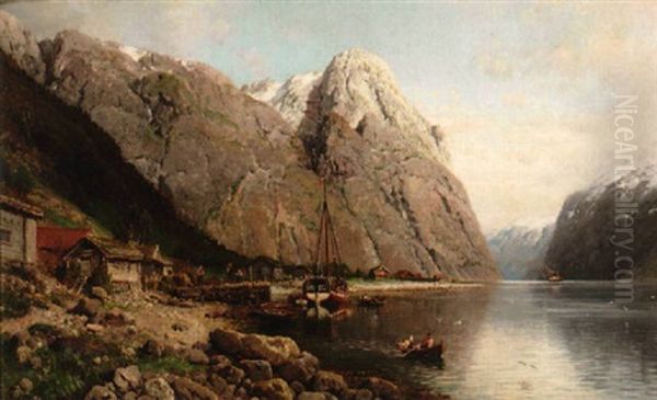 Liv Pa Fjorden En Sommerdag - view 1