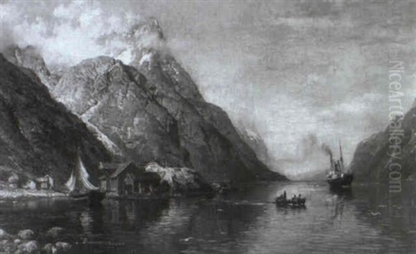 Sommertag In Einem Norwegischen Fjord - view 1