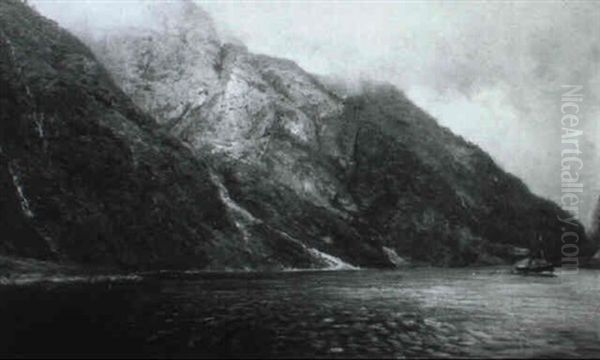 Norwegische Fjordlandschaft - view 1