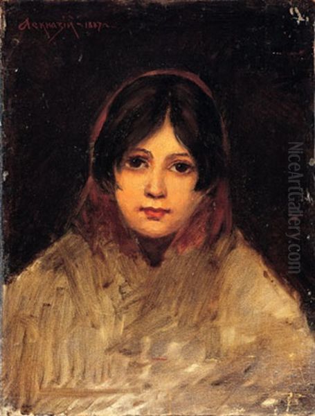 Head Of A Woman With A Scarf - view 1