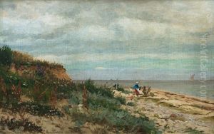 At The Baltic Sea Near Kellenhusen by Anton Asmussen
