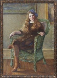 Flicka I Stol by Karl Aspelin