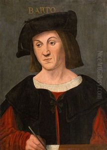 Portrait Of A Gentlemen by Amico Aspertini