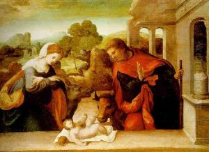 The Holy Family by Amico Aspertini