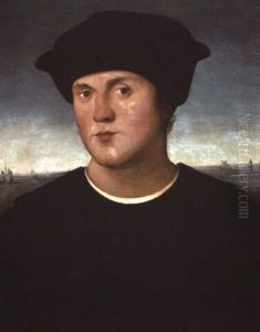 Portrait Of A Man In A Black Costume