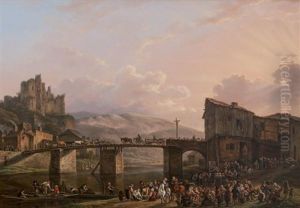 Scene De La Vie Villageoise by Hendrick Van Assche