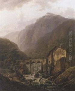 Watermill On A Mountainside Watermill On A Mountainside