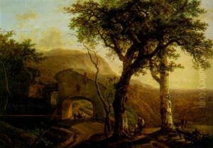 Landschaft Mit Wassermuhle by Hendrick Van Assche