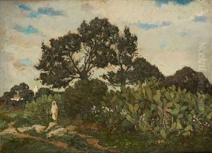 Paysage Anime En Algerie by Alphonse Asselbergs