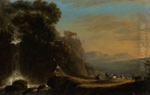 The Waterfalls At Tivoli by Jan Asselijn