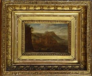 Paysage A/ Forteresse Animee by Jan Asselijn