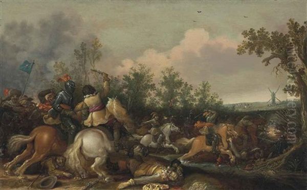 A Cavalry Skirmish - view 1