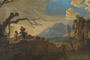 Convoi Dans Un Paysage