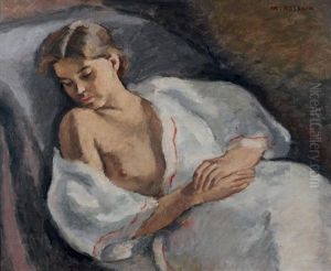 Jeune Fille Endormie, Le Buste Decouvert