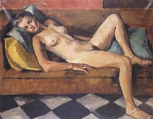 Nu Au Sofa by Maurice Asselin