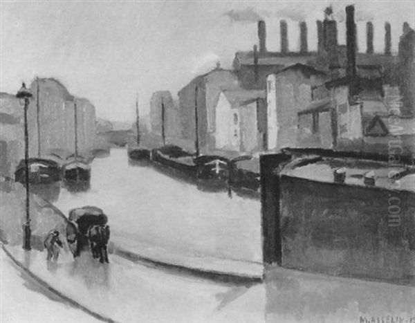 Lastkahne Auf Der Seine - view 1