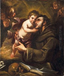 S.antonio Da Padova Con Il Bambino Gesu