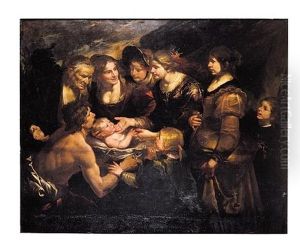 The Finding Of Moses by Gioacchino Assereto