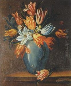 Tulpenstillleben by Bartholomeus Assteyn