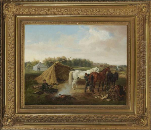 Der Kunstler Wahrend Des Russlandfeldzuges - view 1