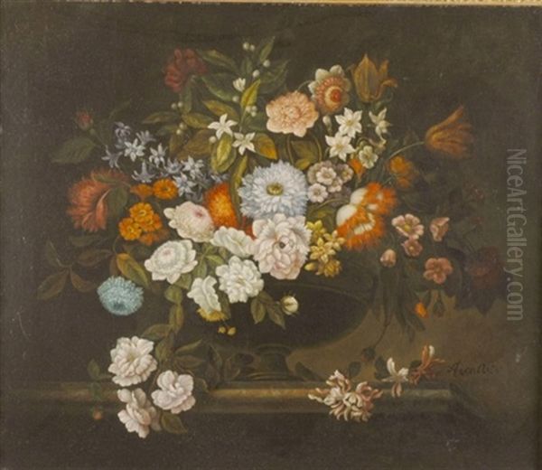 Still Life With Flowers In An Amphora - view 1