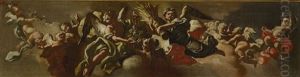 Allegory Of Plenty: A Bozzetto For A Ceiling Decoration