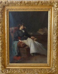 Femme Endormie Sur Fauteuil