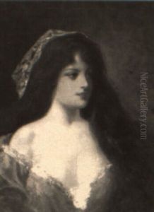 Portrait Of A Woman In A Red Dress