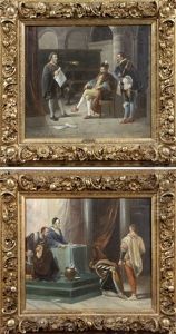 Christopher Columbus Addressing A Prince (+ 2 Others; 3 Works)