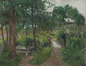 Skumring I Prestegardshagen by Nikolai Astrup