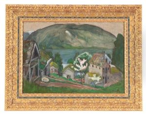 Epletre I Blomst, Sandalstrand by Nikolai Astrup