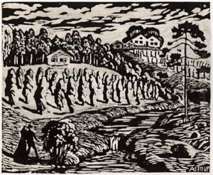 Stor Kornstaur by Nikolai Astrup