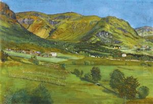 Alhustunet, Jolster by Nikolai Astrup