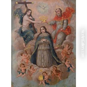 Coronation Of The Virgin by Mariano Asuncion