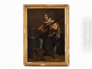 Man Playing The Lute