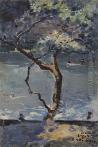Arbre En Bords De Riviere (+ 4 Others; 5 Works) by Enrique Atalaya