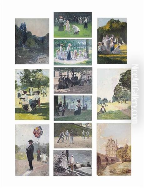 Views Of Parisian Life In The Belle Epoque (38 Works) - view 1