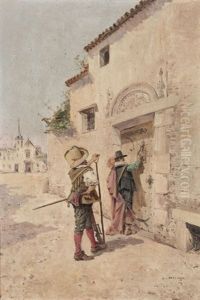 La Visite Reunion De Mousquetaires (2 Works) by Enrique Atalaya