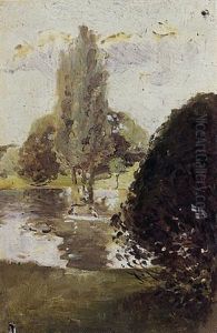 Canotage Au Bois De Boulogne by Enrique Atalaya