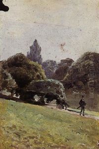 Promenade Au Bois De Boulogne by Enrique Atalaya