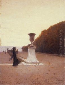 Elegante Dans Un Parc