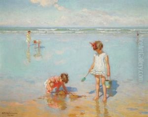 Children By The Sea by Charles Garabed Atamian