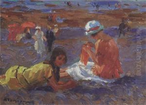 Jeunes Femmes A La Plage