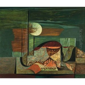 Untitled (surrealist Landscape) by John Carlton Atherton