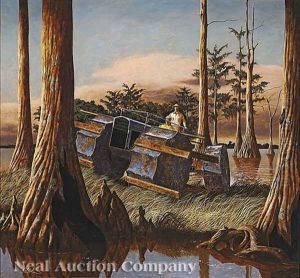 Louisiana Swamp Land by John Carlton Atherton