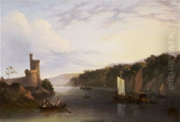 On The River Lee, Below Blackrock Castle - view 1